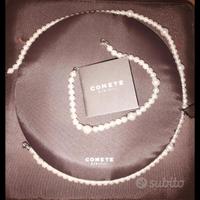 parure collana di perle 