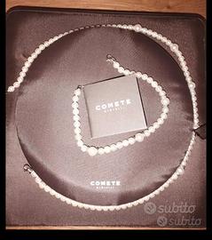 parure collana di perle 