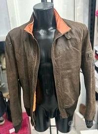 GIACCA DI PELLE MARRONE BATA