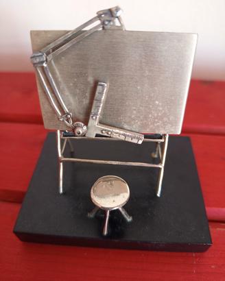 Argento modellino tavolo disegno 