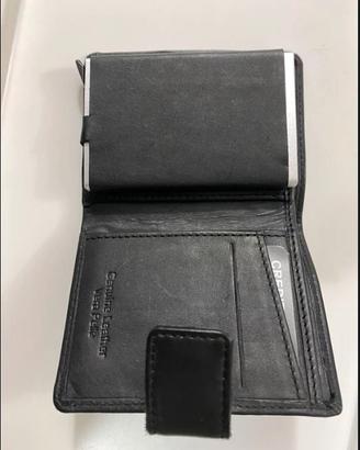 Portafoglio Slim Luigi Benetton in Pelle con Espul