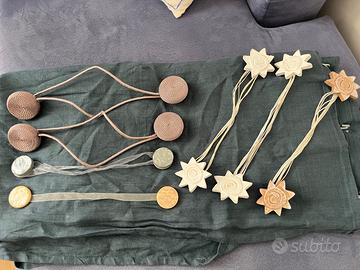 Clip fermagli magnetici per tende