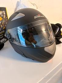 Casco modulare e giacca