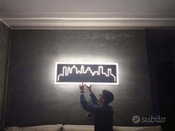 lampada da parete Skyline Bergamo