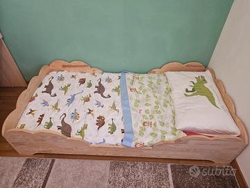 letto montessori in pino tree tale + materasso