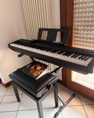 Piano yamaha p45 + supporto + panca + cuffie