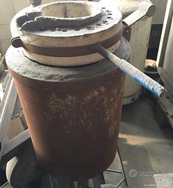 Forno a gas per fusione metalli