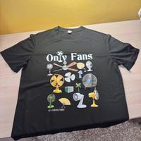 T shirt con stampa OnlyFans | nuova | taglia M