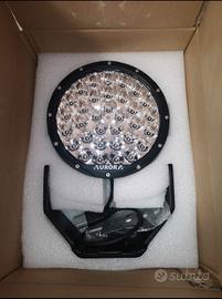COPPIA FARI LED SPOT 9" AURORA 198W   ALO-R7H-CW