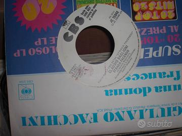 dischi a 45 giri di CLAUDIO BAGLIONI  e vari