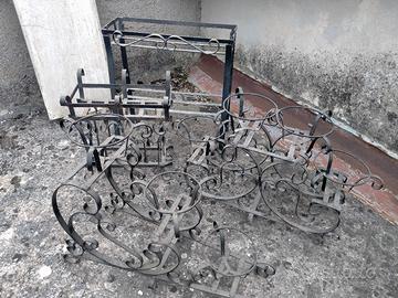 fioriere in ferro battuto 