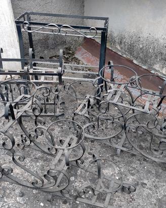 fioriere in ferro battuto 