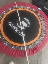 New Deluxe Trampolino Elastico Modello 115cm Con S