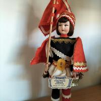 Modellino bambolina originale Palio di Siena 