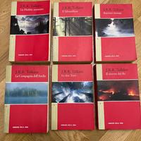 Lotto 6 libri di Tolkien