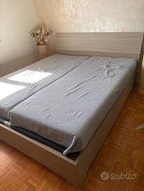 Letto contenitore matrim.,167 cm x 2m senza fondo