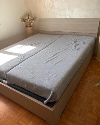 Letto contenitore matrim.,167 cm x 2m senza fondo