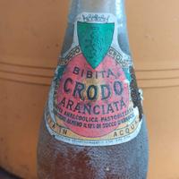 Cassa Crodo + 12 bottiglie sigillate anni 60