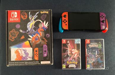 Nintendo Switch Oled Pokemon + Giochi Pokemon