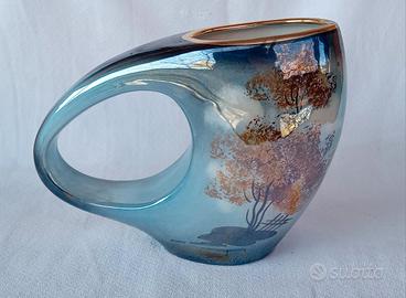 Vaso ceramica art Nouveau anni 50 ALFA  Italy