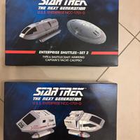 Star Trek Enterprise D shuttle set Eaglemoss