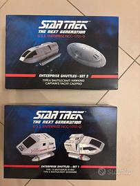 Star Trek Enterprise D shuttle set Eaglemoss