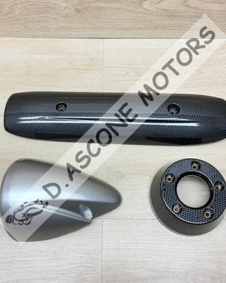 kit protezione marmitta tmax 500 2001 2006 3 pezzi