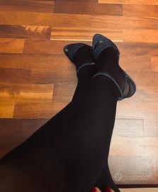 Collant neri donna.