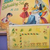 GIOCO DEL RICAMO E DEI TIMBRINI ANNI 20/30