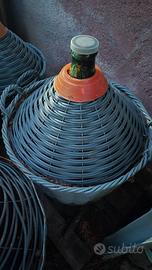 Stock Damigiane con Rivestimento in Plastica