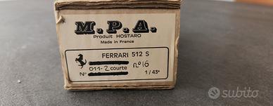 Ferrari 512 S Hostaro MPA vintage