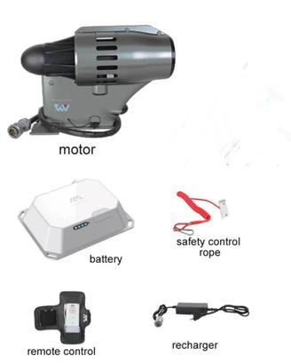 MOTORE SUP AQUA MARINA BLUEDRIVE POWER FIN 12V