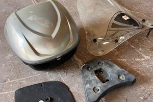 bauletto e parabrezza kymco agility