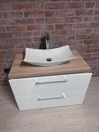 Set bagno, mobile + bide + water + box doccia