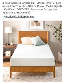 materasso singolo nuovo 