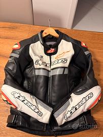 Giacca in pelle Alpinestars Missile Tech Air