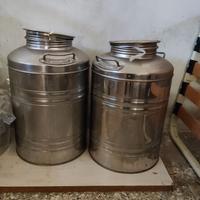 Contenitori in acciaio per olio di oliva