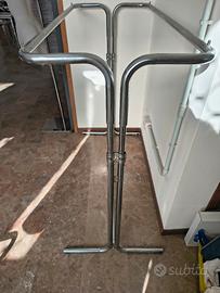 appendi abiti smontabile in acciaio