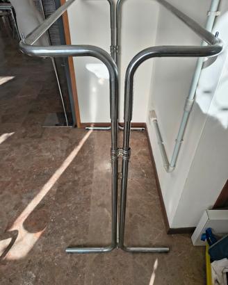 appendi abiti smontabile in acciaio