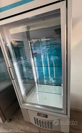Vetrina refrigerata a 4 lati vetro longoni