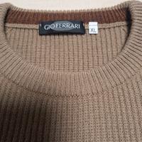Maglione XL. Lana merino. Gioferrari.