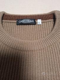 Maglione XL. Lana merino. Gioferrari.