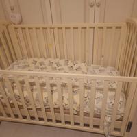 lettino_culla in legno marca Pati con cassetto