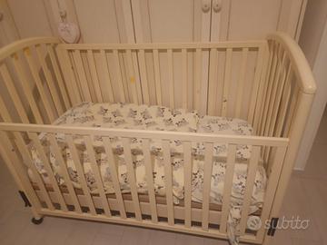 lettino_culla in legno marca Pati con cassetto