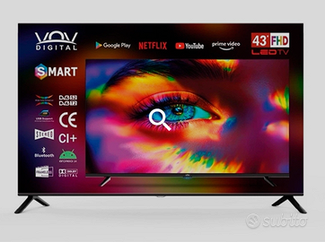 SMART TV 43" VOV CON SOUNDBAR