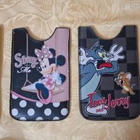 2 custodie vintage per telefoni piatti