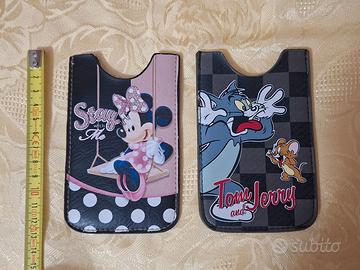 2 custodie vintage per telefoni piatti