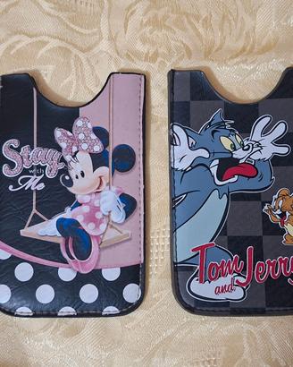 2 custodie vintage per telefoni piatti