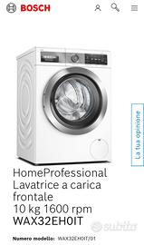 Lavatrice Bosch WAX32EH0IT