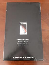 stivali geox in pelle nera per donna